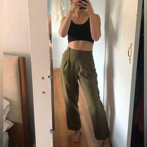 Vintage dark green pants